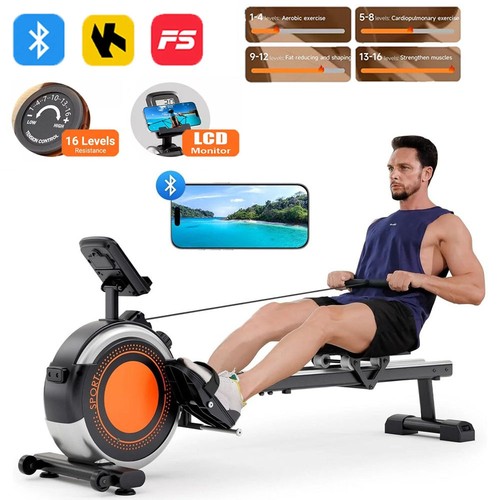 Magnetic rowing machine - magnetic, rower